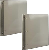 Vista 61 de JAM PAPER - Carpetas de plástico de 1 pulgada - Carpetas de 3 anillas surtidas (rojo, azul, verde y naranja) - Paquete de 4