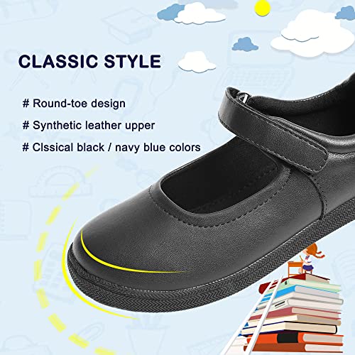 festooning Girls Mary Jane Shoes School Uniform Flats Cute Dress Shoes for Girls Wedding Back to School4