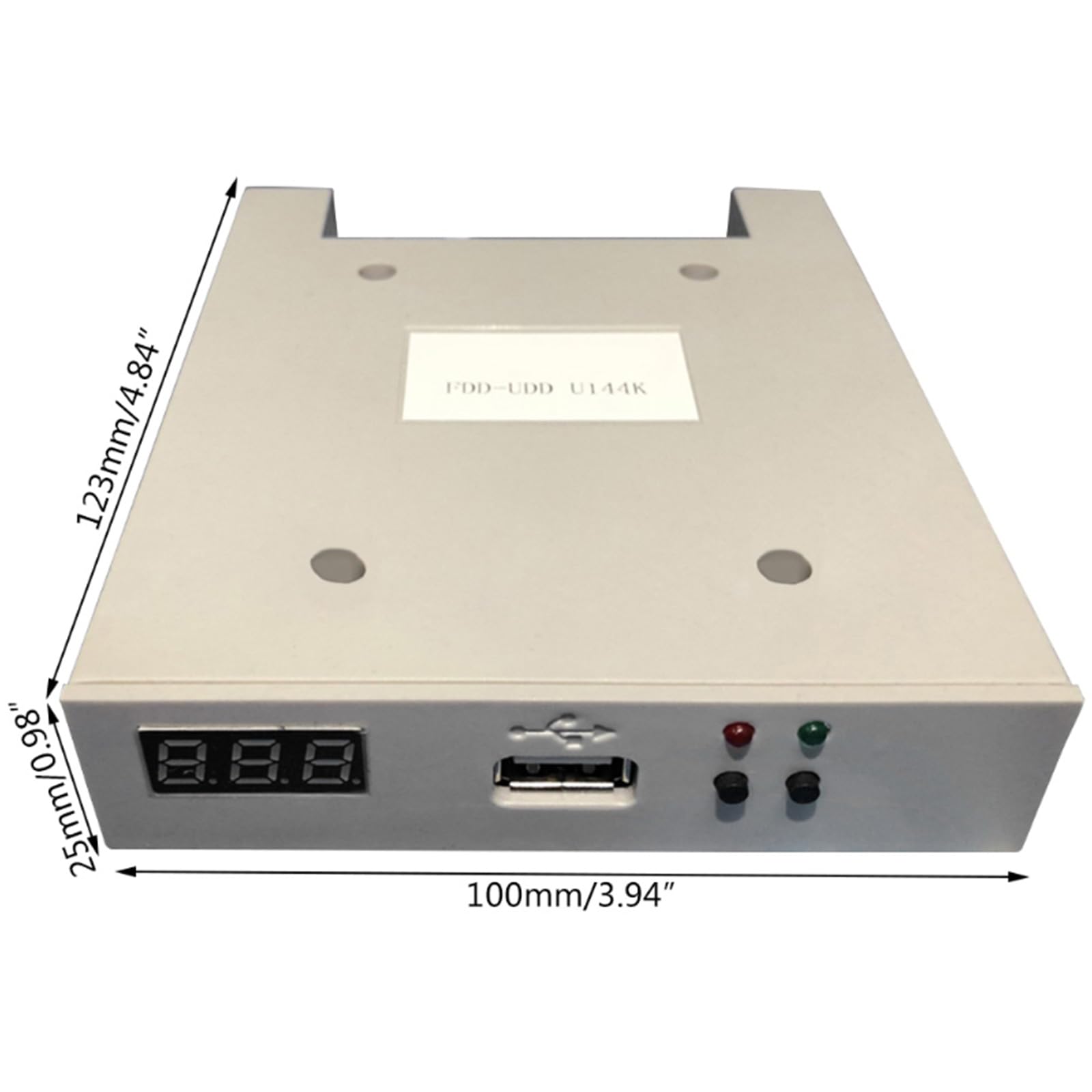 FDD-UDD U144K Lecteur de disquette USB SSD 1,44 Mo Émulateur de lecteur de disquette 32 bits Cpu Emulateur Plug N pour émulateur de lecteur de disquette