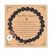 Sisadodo Going Away Gifts for Men Women Coworker Natural Stone Bracelet for Farewell Retirement Gift for Colleague Inspirational Gifts, Small, No-Precious Metal, no gemstone