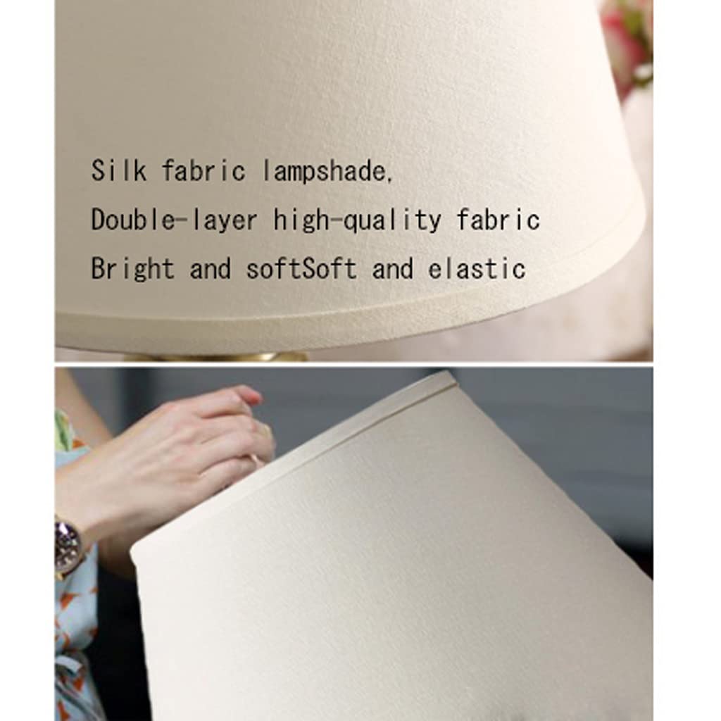 Lámpara de mesa Lampada da tavolo Semplice lampada da comodino in metallo creativo decorazione della casa lampade da comodo adatta for soggiorno, camera da letto dormitorio y sala de estar