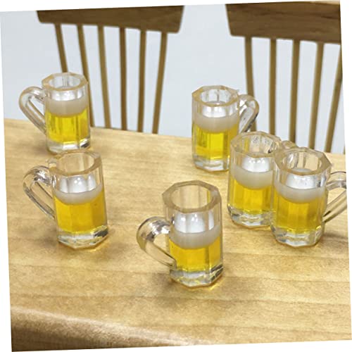 COHEALI 40 Pçs Simulação Caneca De Cerveja Mini Acessórios Para Bonecas Mini Decoração Acessórios Pa