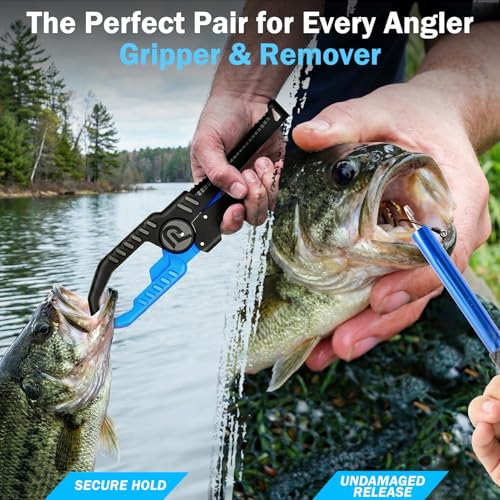 Image of PLUSINNO Fishing Gear, Fishing Backpack with Tackle Box, Waterproof tackle Backpack with Rod Holders, Lures, Tools, Pliers & Accessories, Fish Gifts for Men