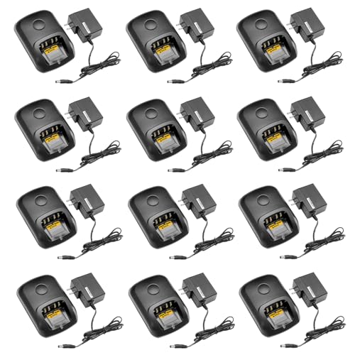 (12PCS) PMNN4493A PMNN4491B WPLN4232 Charger for Motorola APX 4000 APX 1000 APX 2000 APX 900 XPR 3300 XPR 3300e XPR 3500 XPR 3500e XPR 7550 XPR 7580 XPR 7580e XPR 7550e Charger