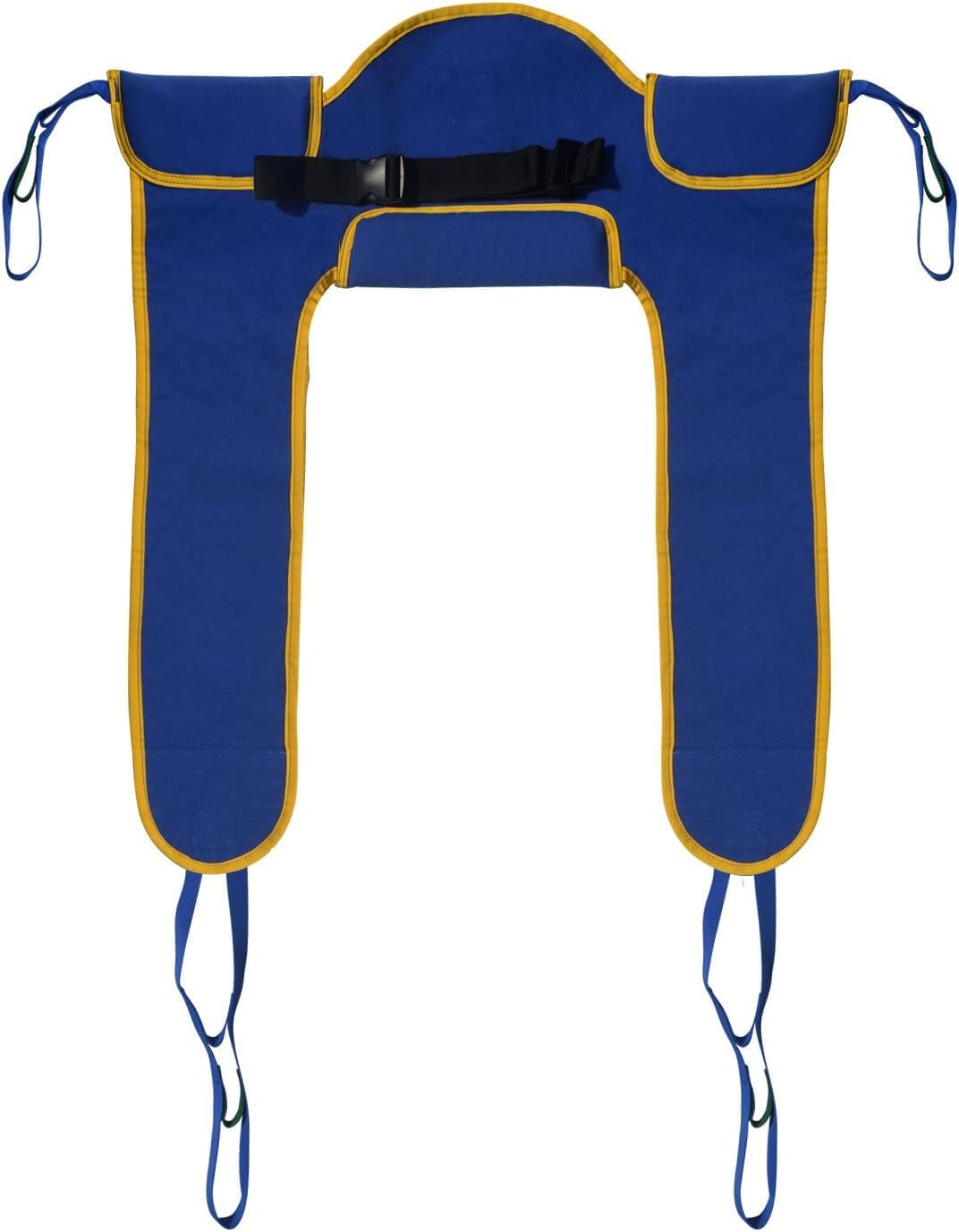 Photo 1 of ToHiYWZ Padded Lift U Sling, Polyester Divided Leg Slings, Blue, 450 lb Capacity
