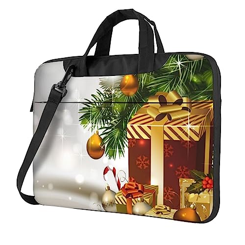 Sac ordinateur Merry Christmas à bandoulière pour PC portable 15 pouces