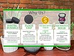 24 Pack Invisible Pot Feet with Enhanced Non-Slip Surface Grip Plant Pots and Flowers, Solid Rubber Pots Risers, Pot Lifters for Indoor or Outdoor Planters