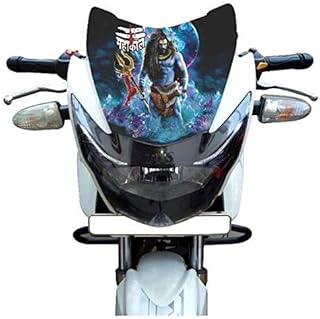 bike front visor sticker