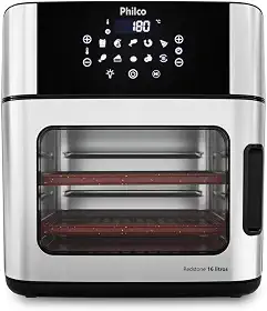 Air Fryer Philco 16L 4 em 1 Painel Digital PAF16A 220V