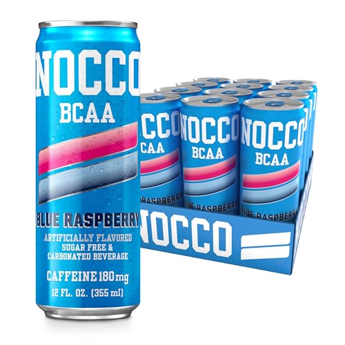NOCCO Zero Sugar Energy Drink, Blue Raspberry
