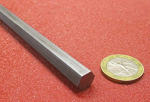 4140 Alloy Steel Hex Rod 10 mm Diameter x 6 Foot Length 1 Piece