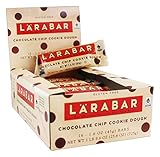 Larabar Gluten Free Bar, Chocolate Chip Cookie Dough, 1.6 oz Bar, Whole Food Gluten Free Bars, Dairy Free Snacks, 16 Count