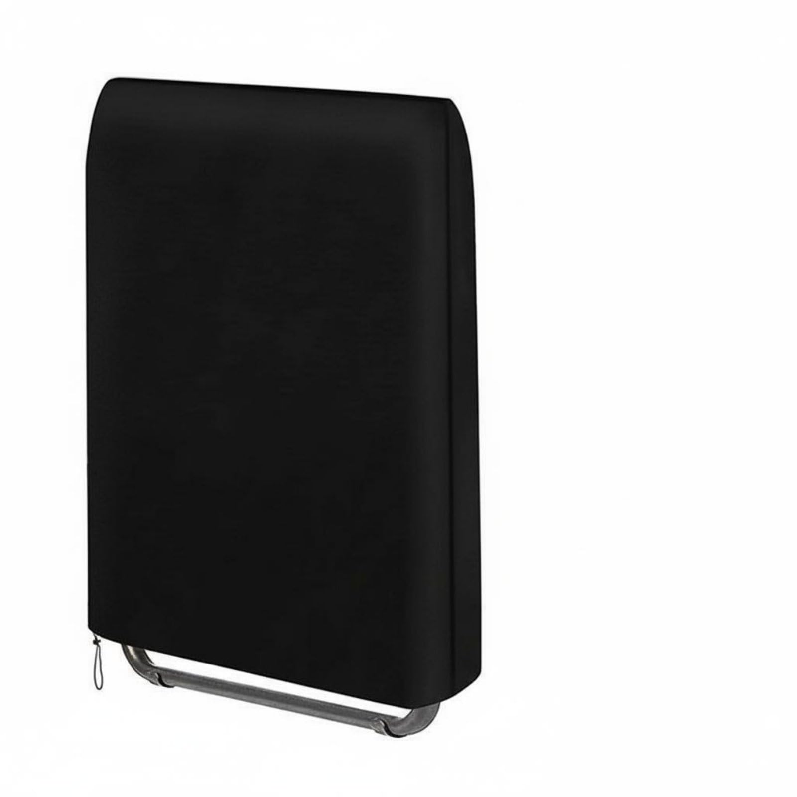 Waterproof Folding Lounge Chair Cover Sun Protection Folding Chair Dust Cover Dustproof Patio Lounger Protector Windproof for Balcony, Beach, Garden, 34-34-110cm, 190T Black Silver-picture-24