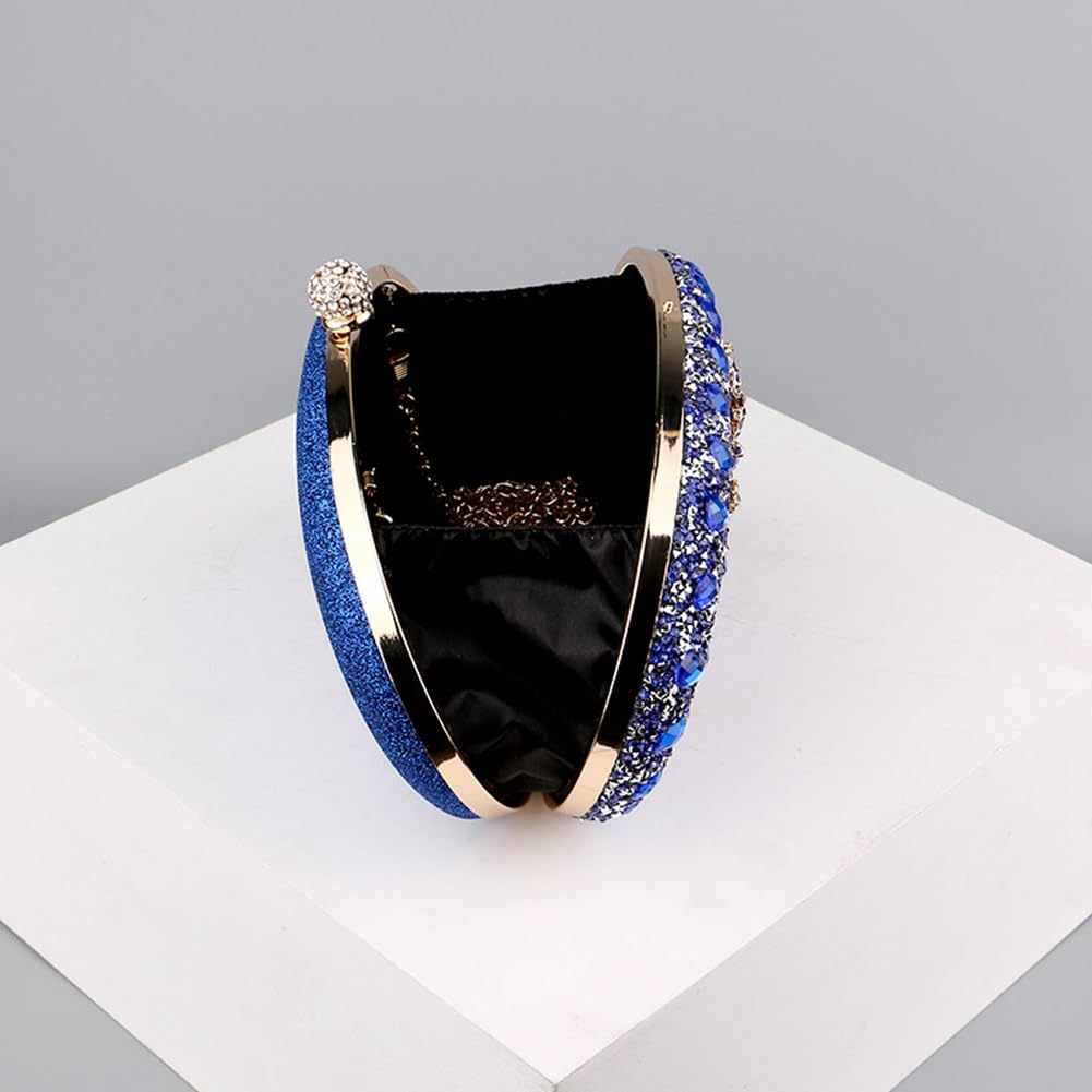 Bunt Strass Abendtasche Glitzer Kristall Handtasche Diamant Clutch Abendtasche Mit Abnehmbarer Griff Schulterkette Elegant Kettentasche Umhängetasche für Hochzeit Abschlussball Goldbunt