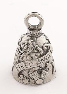 Biker Angel Guardian Biker Bell with Hanger