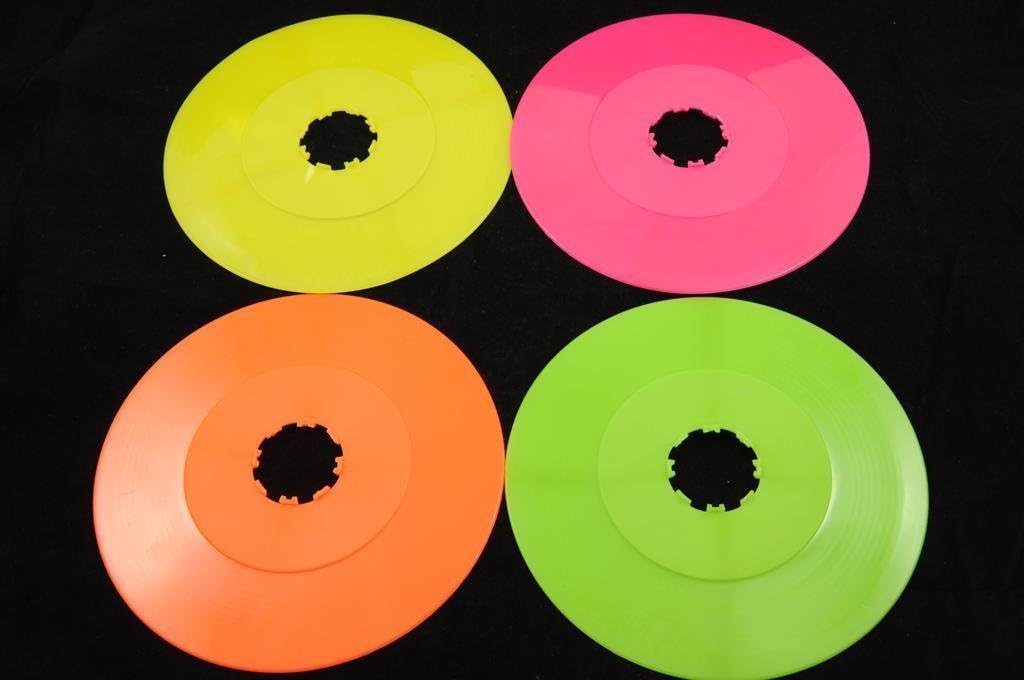 7 1/2" TRENDY SPOKE DISC PROTECTOR MTB SP0RTS BIKE GREEN,PINK,YELLOW,ORANGE (Orange)