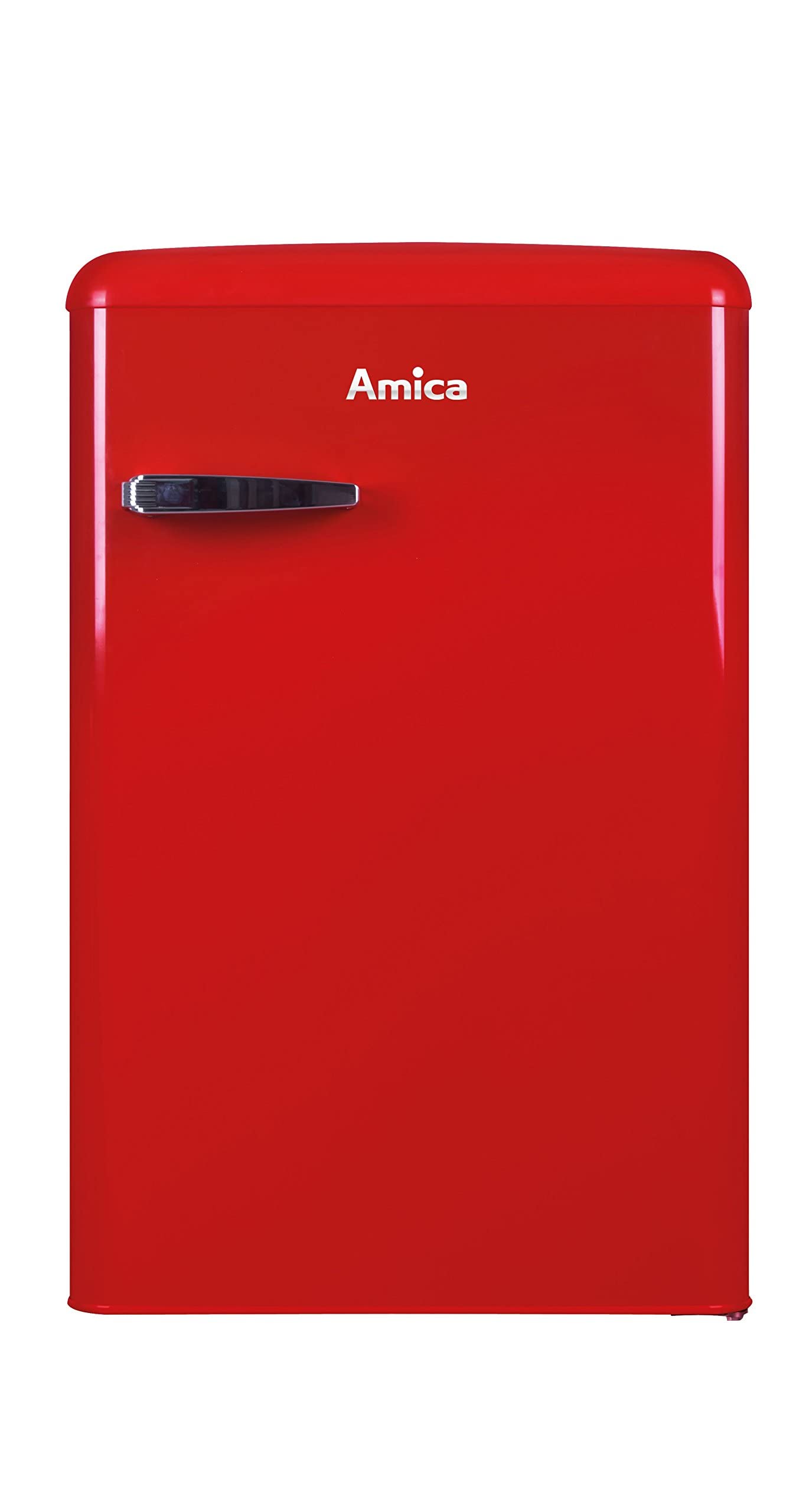 Amica Retro Vollraum-Kühlschrank 120 L 87,5 x 55 x 61,5 cm VKS 15620-1 R
