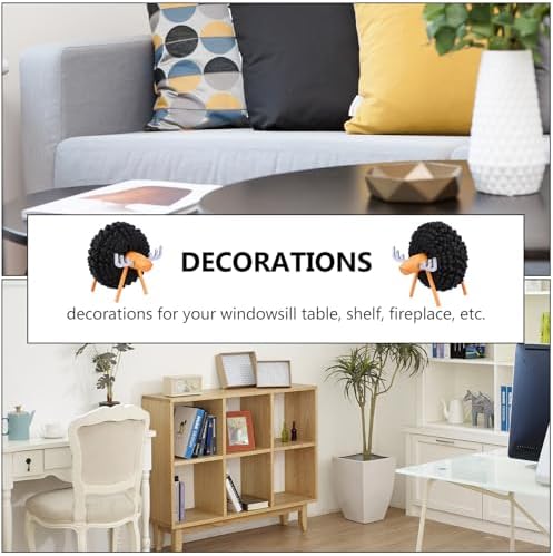 NUOBESTY Keçe altlık seti, kar tanesi ahşap çerçeveli, ısıya dayanıklı, kaymaz koyun dekorasyonu, masa koruması ve ev dekorasyonu için - Görsel 7