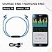 immagine 5Abafia Cuffie Bluetooth, Cuffie Sportivo Auricolare in-Ear Bluetooth V5.0 con Microfono Incorporato y Design Magnetico per iPhone XR/XS/Huawei P30 / P30 PRO/Samsung S9 / S8 / Xiaomi (Blu)