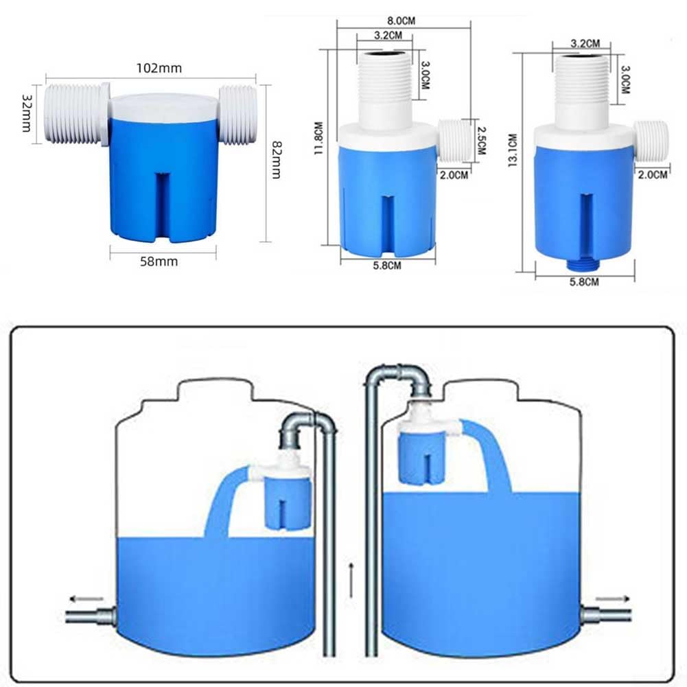 Edelstahl Schwimmkugelhahn DN15 – Für Kalt- Und Warmwassertanks, Kugelschwimmerventil