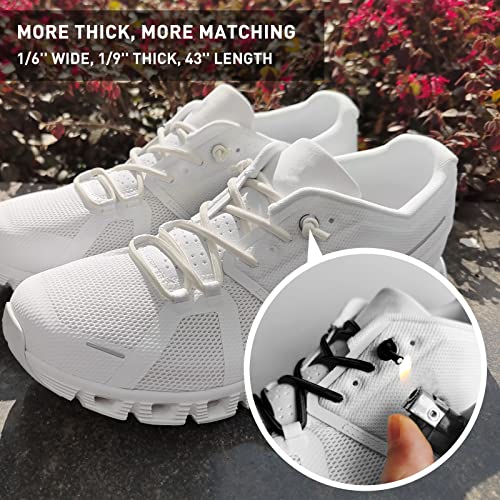 Image of 3 Pairs Elastic No Tie Shoe Laces, Stretch Bungee Laces