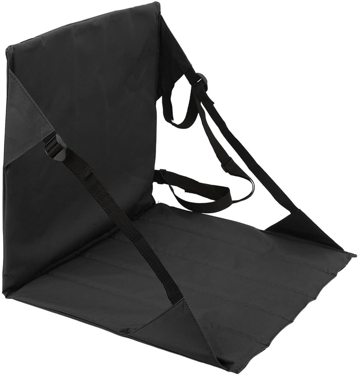 Folding Stadium Seat Cushion, Lightweight Portable Oxford Bleacher Pad with Storage Pocket, for Outdoor Camping, Picnic, Sports