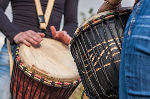 Djembé Professionnel 60 cm l'esprit de la percussion afrique sculptée