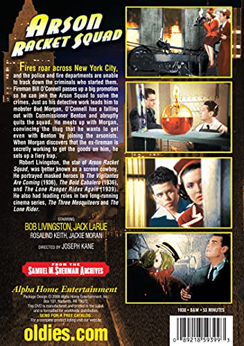 Arson Racket Squad 1938 DVD importación Región 1 cine negro clásico 3