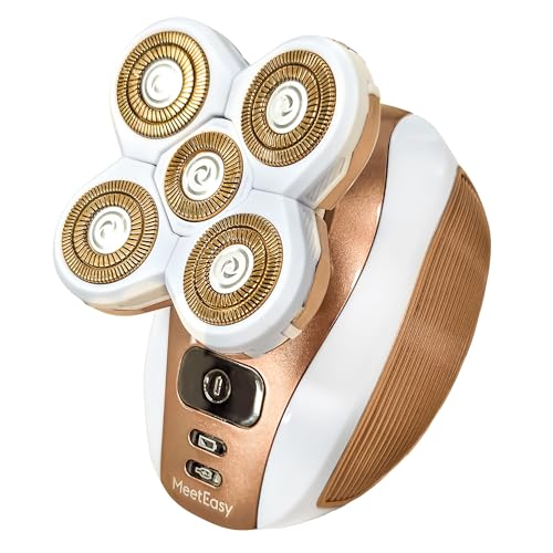 Meeteasy Electric Leg Shaver for Women - Rechargeable Painless Lady Razor for Leg Face Lips Body...