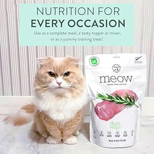 The-New-Zealand-Natural-Pet-Food-Co-MEOW-Freeze-Dried-Cat-Food-Duck-Recipe-High-Protein-Use-as-a-Complete-Diet-Topper-Mixer-or-as-Cat-Treats-All-Life-Stages-99-oz - Cucciolini Doodles   The-New-Zealand-Natural-Pet-Food-Co-MEOW-Freeze-Dried-Cat-Food-Duck-Recipe-High-Protein-Use-as-a-Complete-Diet-Topper-Mixer-or-as-Cat-Treats-All-Life-Stages-99-oz