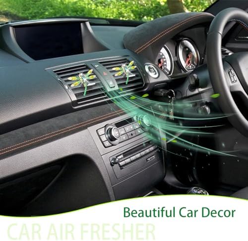 2pcs ladybug and 2pcs dragonfly car air freshener vent clips image 3