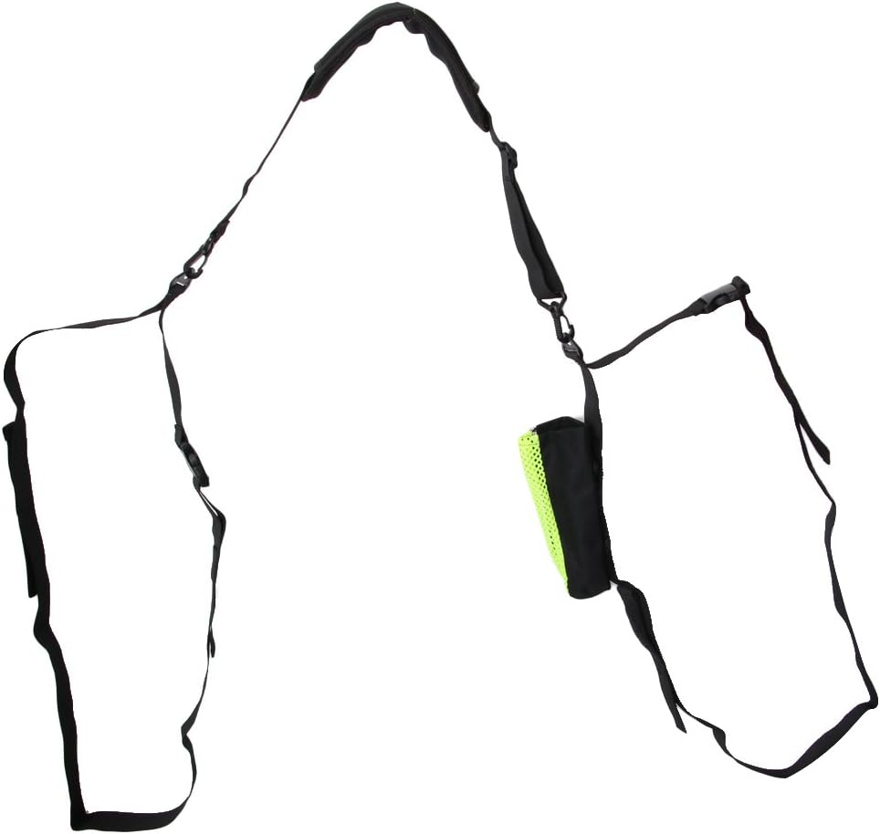 Heavy Duty Carry Strap Carrier Surfboard Shoulder Strap | Adjustable | Padded | Kayak and Paddleboard Stand Up Sling | Great for Carrying Board Across Beach, River, or Lake |