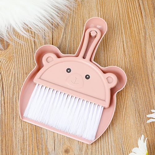 Amabro Kleines Besen und Kehrschaufel Reinigungsset, Kehrblech und Handfeger Schaufel und Besen Set mistschaufel mit weichen Borsten für Tischplatten Esstisch Krümelkehrer – Bild 7