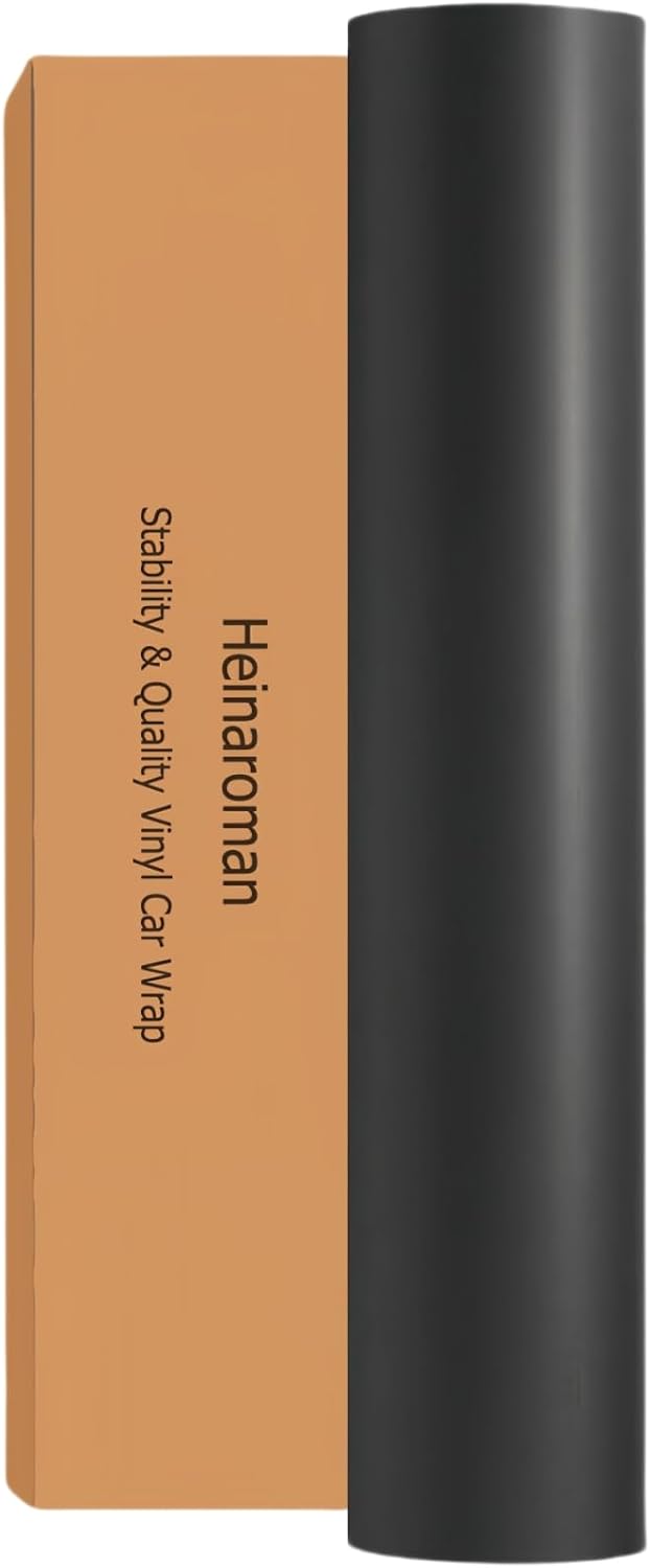 Car Wrap for Body Protection Scratch Resistance Air Release Technology 2.5 X 5FT Matte Black Automotive Vinyl Wrap Matte Black 2.5*5FT