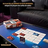 Niebieska mata multigamingowa o dużej długości do gier karcianych gry w kości Gry planszowe Neopren Gruby tłumik zmywalny Antypoślizgowy Każdy rodzaj powierzchni Graj w co chcesz i lub chcesz