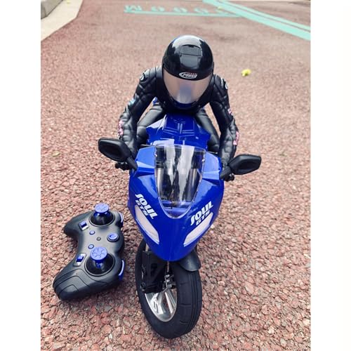 Ssccgym 2.4G Remote Control Motorcycle RC Electronic Dift Racing Cars 1:16 Scale with Self-Balancing Single-Wheel Stunt Functions