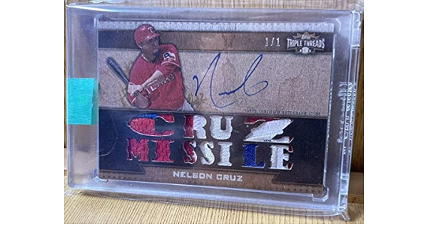 Amazon.co.jp: Nelson Cruz ネルソンクルーズ パッチ直書き直筆サイン