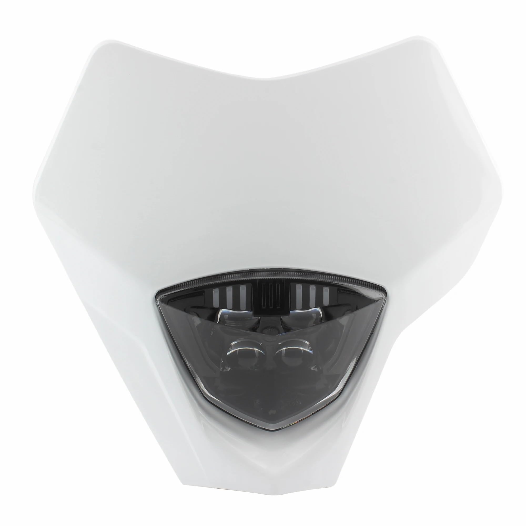 Dzsfdgddfgd White Motorcycle Headlight For Gasgas Ec 250 300 250F 350F Ex300 250F 350F 450F Mc 250F 450 Motorcycle Headlight Led Motocross Accessories Headlamp(White)