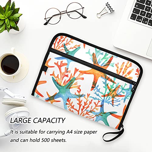 Starfish Expanding File Folder For Documents A4 Letter Size Accordion File Organizer With Tabs 13 Pockets For Filing Cabinet Receipt Desk #TOP5