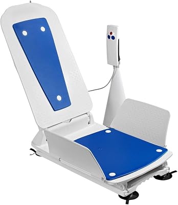 Dietz Kanjo Eco Badewannenlifter mit blauem Bezugs-Set