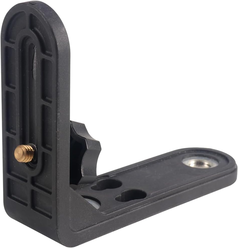 Lasers' Level L-Shape Bracket, Magnetic Bracket, 1/4 Inch Laser Level Adapter for Universal Levels