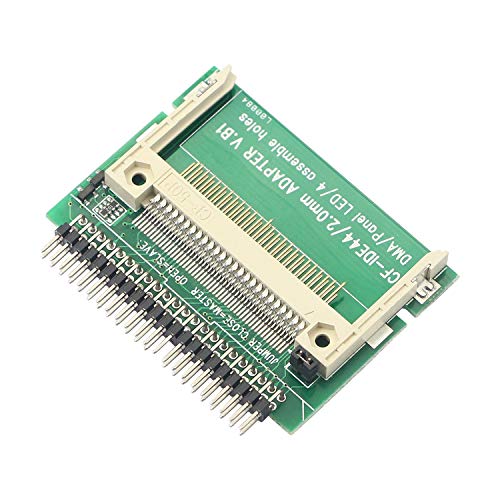 CF auf 44-poliger IDE-Adapter, CF-Compact-Flash-Karte auf Laptop 2,5 44-poliger männlicher IDE-Festplattenlaufwerk-Festplatten-SSD-Adapter