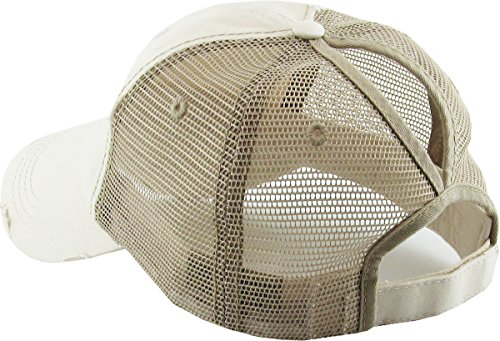 Image of Classic Plain Ponytail Messy High Bun Headwear Adjustable Cotton Trucker Mesh Glitter Hat Baseball Cap