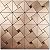 Vamos Tile Peel and Stick Backsplash Tile with Gloves - Metal Tile Stick on Backsplash for Kitchen and Bathroom Rosegold Windmill Puzzle Glass Mixed Self Adhesive Mosaic Tiles(12"x12"x10 Sheets)