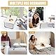 BSDLZCH Foldable Laptop Table Tragbares Frühstückstablett, multifunktionaler Faltbarer Laptoptisch für das Bett, leichtes faltbares passen Bett Couch Sofa Boden, Outdoor Garten Picknick Camping
