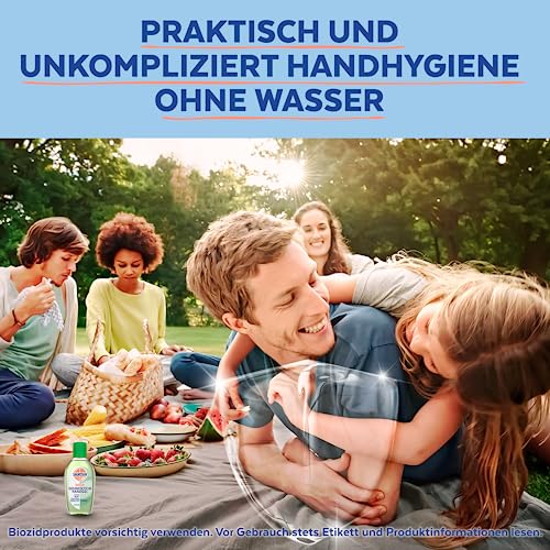 Sagrotan Hand-Desinfektionsgel mit Aloe Vera – Desinfektionsmittel für die Hände in praktischer Reisegröße – 1 x 50 ml