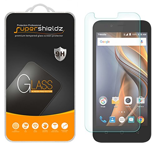 (2 Pack) Supershieldz Designed for Coolpad Catalyst Tempered Glass Screen Protector, Anti Scratch, Bubble Free