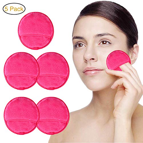Preisvergleich Produktbild Queta Make Up Entferner Pads 5 Stück Abschminkpads Gesichtsreinigungspads Waschbar und Wiederverwendbar