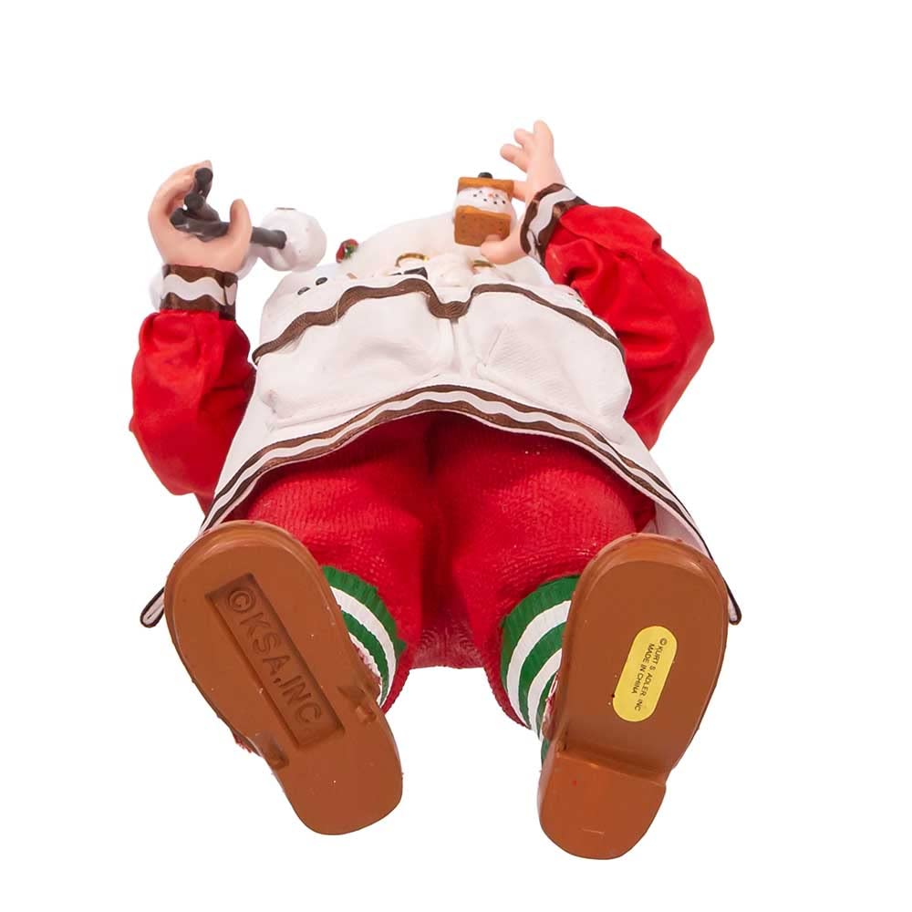 Kurt Adler Père Noël en Tissu S'mores 26,7 cm