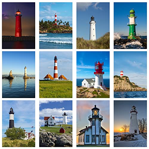Seelenzauber Lot de 12 posters Phare